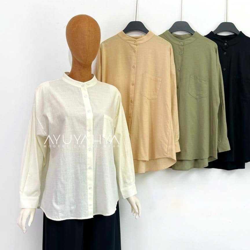 Julia Cotton Linen Top
