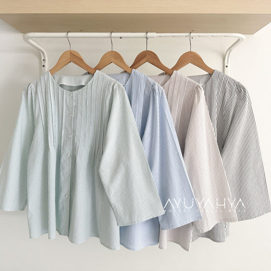 Mika Stripe Cotton Top