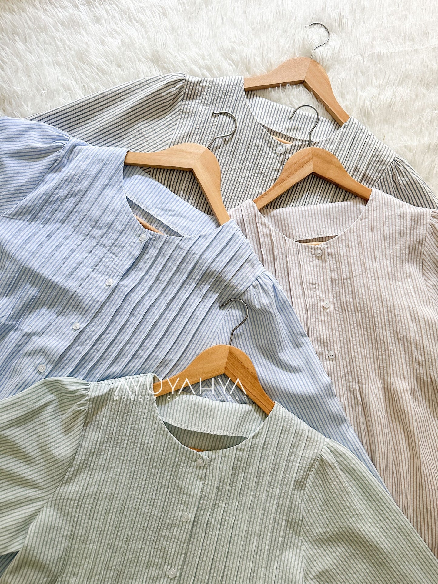 Mika Stripe Cotton Top